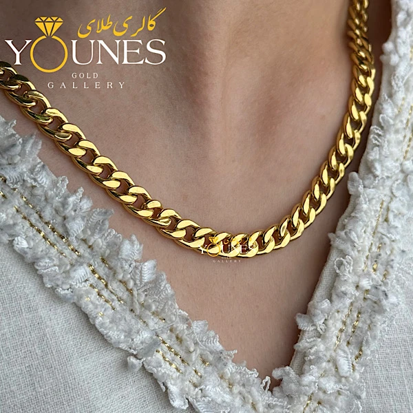 زنجیر طلا کارتیر درشت